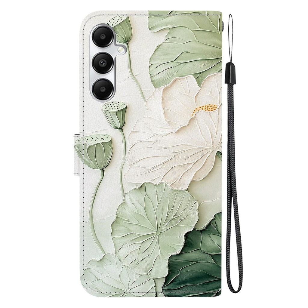 For Samsung Galaxy A17 5G Wallet Case Pattern Printing Leather Stand Phone Cover with Strap