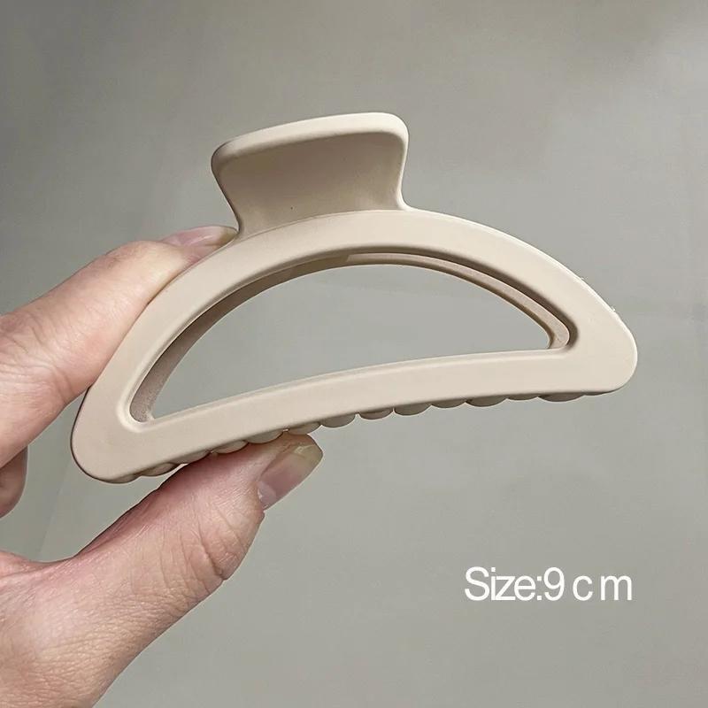 

Женские геометрические заколки-крабы для волос Корея Кофейно-бежевый акрил Большая заколка-краб для волос Заколки-бабочки Краб Головной убор Аксессуары для волос