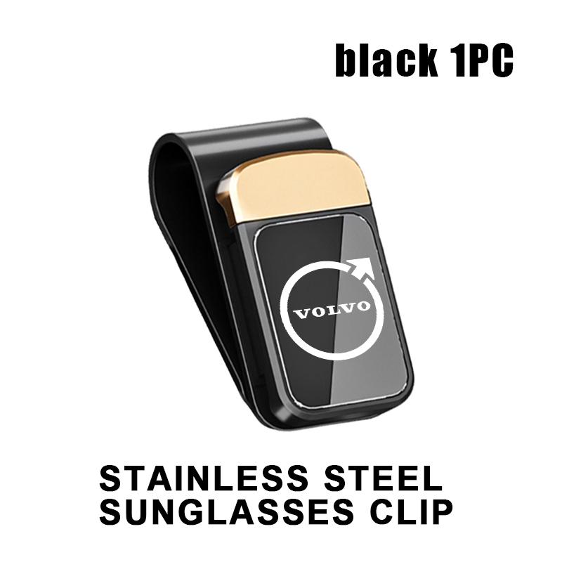 For Volvo Car Interior Sunglasses Eyeglass Holder Glasses Storage Clip Accessories XC90 XC60 C30 S60 C70 XC40 V40 XC70 V70 V60 KT4