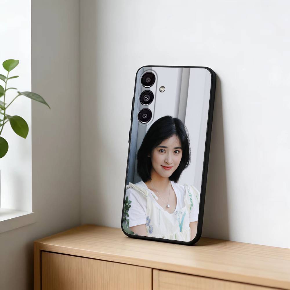 Chinese Actress S-Shen Y-Yue Phone Case For Samsung Galaxy A91,80,73,72 ,71,53,52,32 ,31,22,21s,20,Soft Black Case