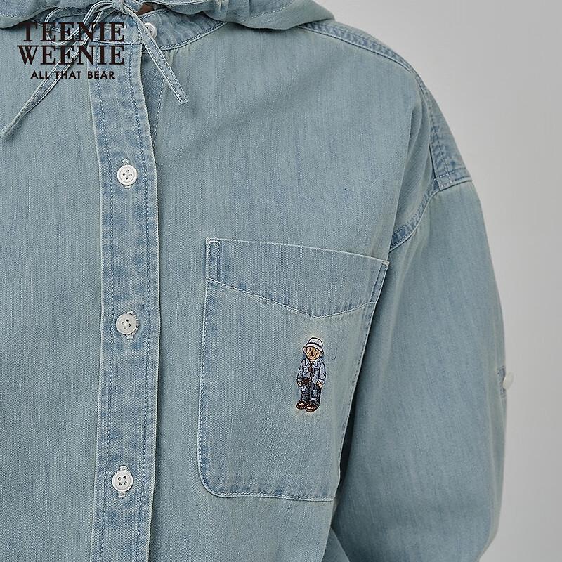 Teenie Weenie Women's Little Bear Denim Shirt