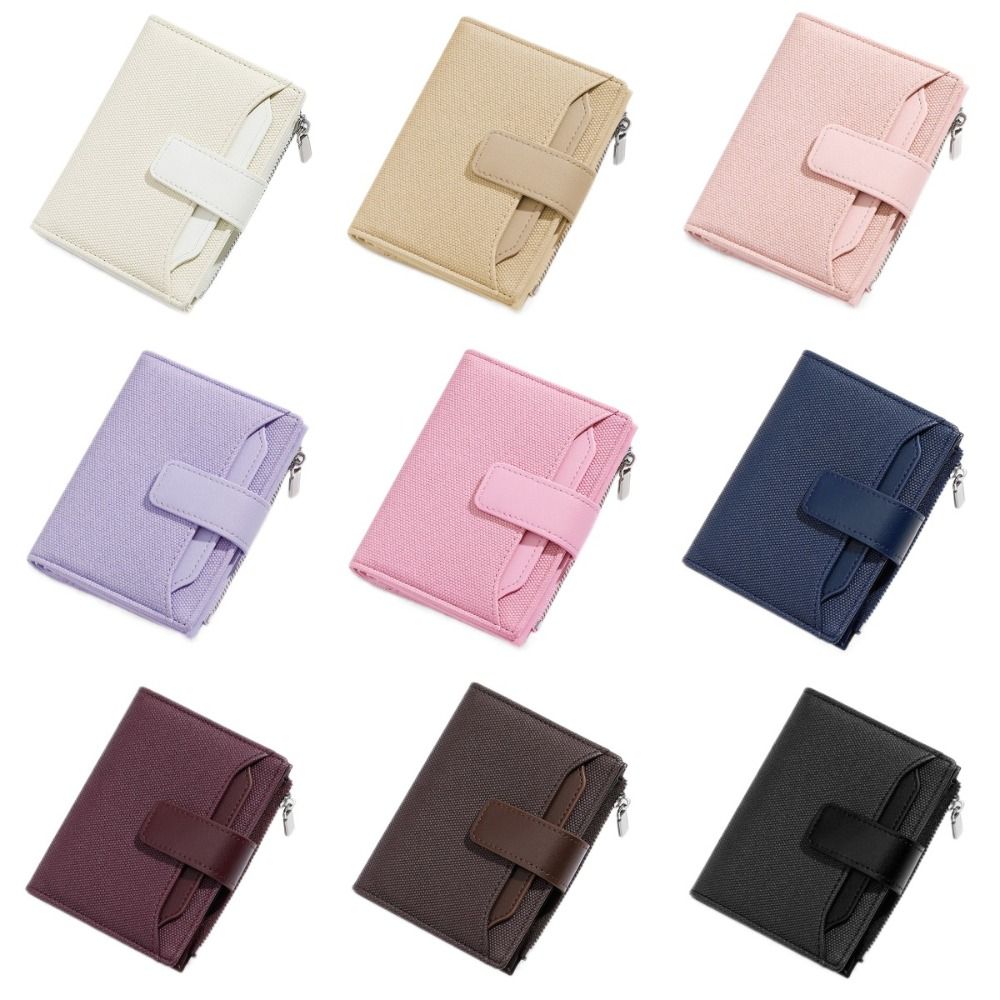 PU Leather Credit Cards Holder Multi-Cards Slot Small Card Bag Women's Wallet  Student