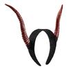 Cosplay Devil Horn Hairband Goat Horn Hairhoop Dress Up Costume Gothic Headband
