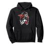 Messy Bunn Hair Soccer Girl Trinidad and Tobago Fun Jersey Hoodie