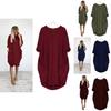 Elegant Women Stretch Loose Baggy Jumper Tops With Pockets For Perfect Party Look