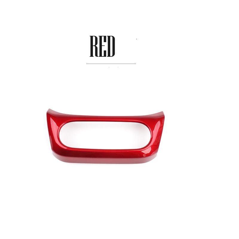 For Chevrolet Trailblazer - Red Carbon Fiber Style Interior Auto Air Conditioner Adjustment Button Knob Cover Trim LHD