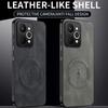 Magnetic Leather Case For Magsafe Realme C71 C85 15T 15 16 Pro Plus Plain Protection Shockproof Wireless Charging Cover