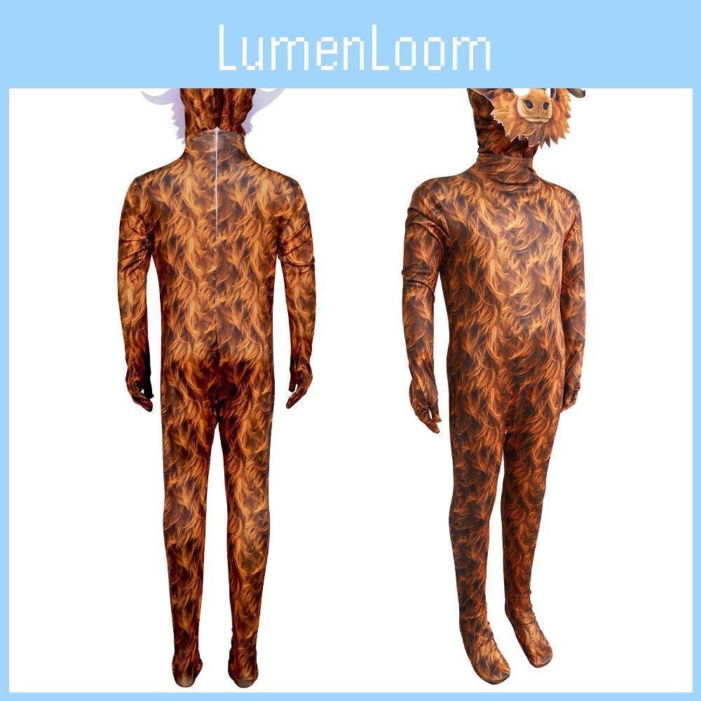 Zealand Scottish New Cow Cosplay  Bodysuit Stage Performance Halloween Outfit