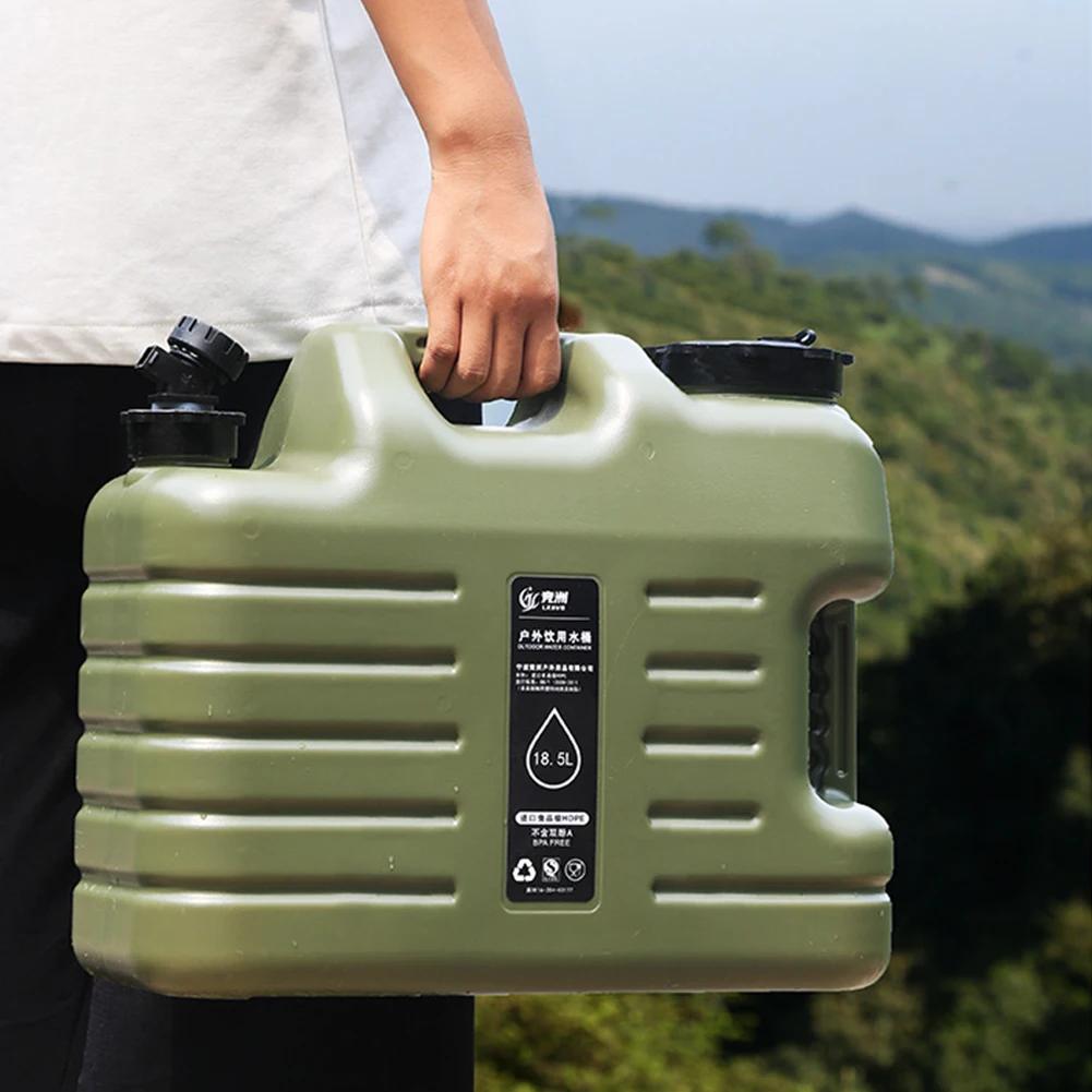 15/19/20/22/24/28L Water Container with Detachable Faucet Portable Camping Water Bucket No Leakage for Camping Fishing Picnic