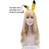 Sarı Çizgi Film Kulaklı Taç-Cadılar Bayramı Noel Festival Temalı Parti Anime Cosplay Kostüm Taçları