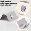 Universal Wind Rain Deflector Channel New Metal Retaining Clips Stainless Steel Car Wind Rain Deflector Sned Clips Clamp
