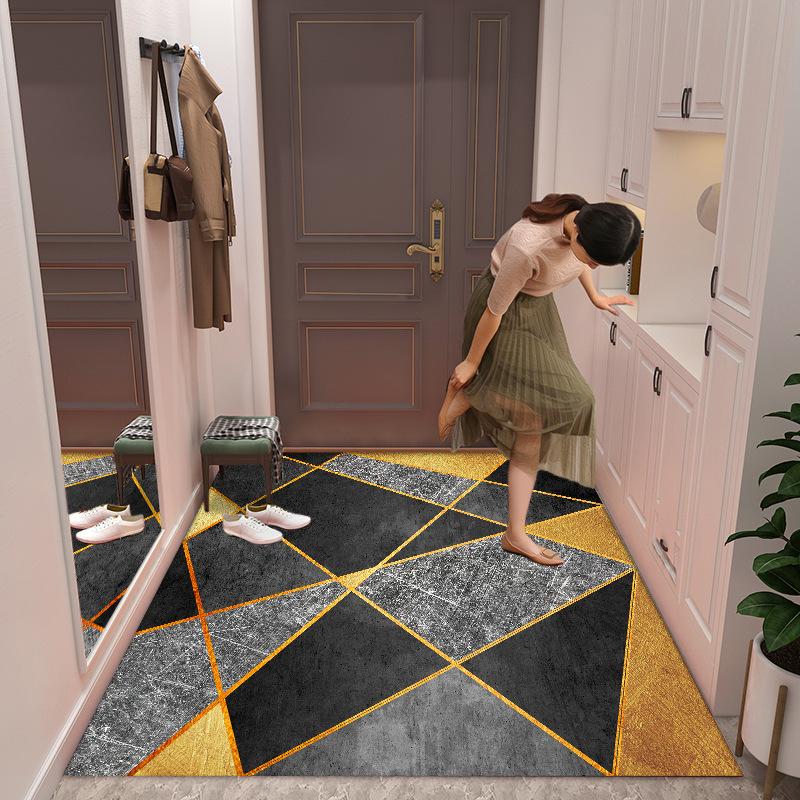 Heim Fußmatte Tür Schmutzabweisender Teppich Schlafzimmer Bettseite Pflegeleicht Wohnzimmer Badezimmer Fußmatte