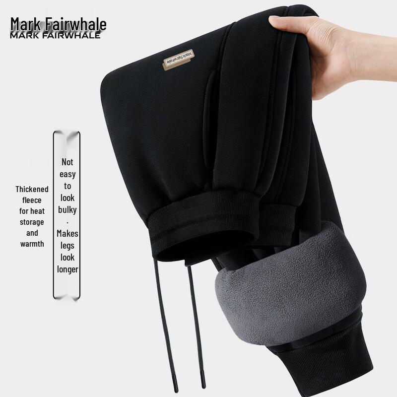 

Mark Fairwhale Men s Fleece-Lined Relaxed Fit Joggers L