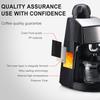110V/220V Ekspres do kawy Mały Domowy Automatyczny Mielący Zintegrowany Ekspres do Espresso Spieniacz do Mleka na Parę