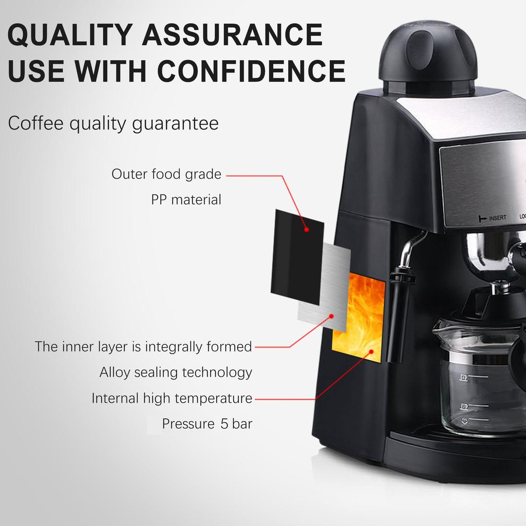 110V/220V Ekspres do kawy Mały Domowy Automatyczny Mielący Zintegrowany Ekspres do Espresso Spieniacz do Mleka na Parę