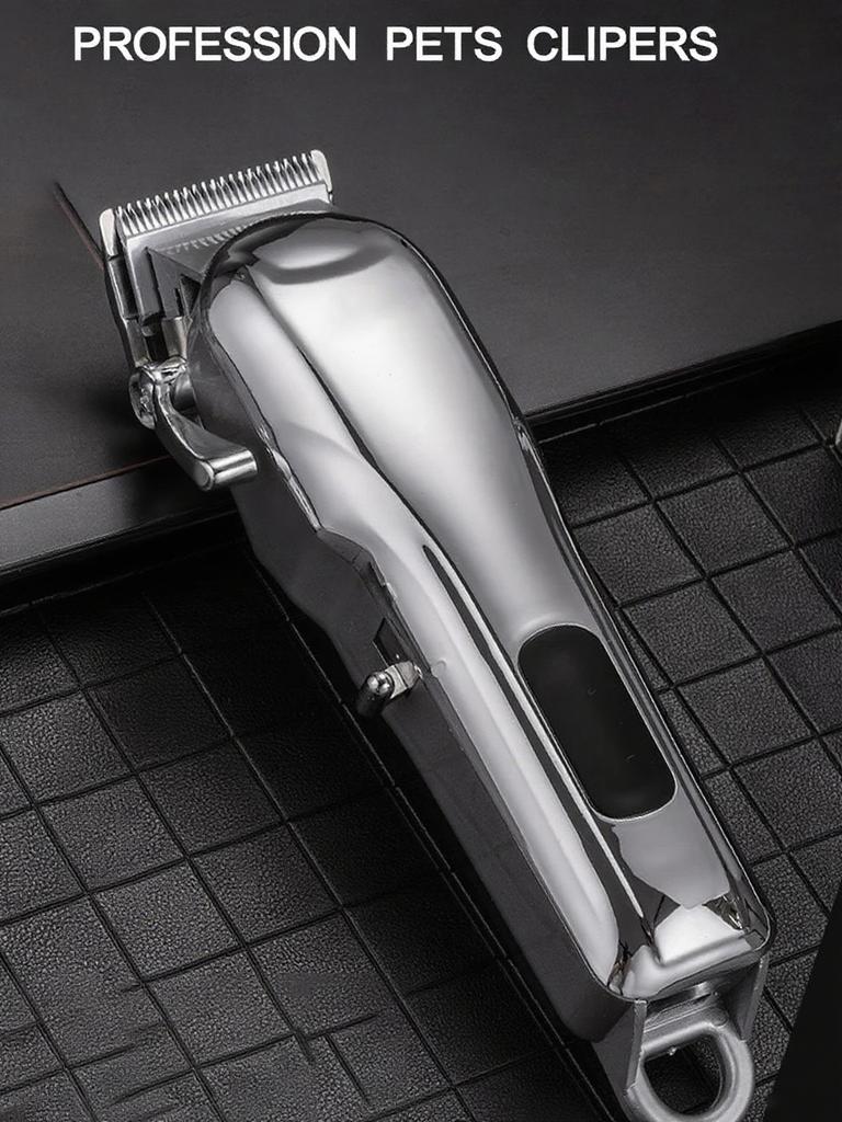 Electric Dogs Grooming Clipper Professional Hair Cutter for Pets Hair Trimmer Cordless Low Noise Shaver Cutter Machine Scissors