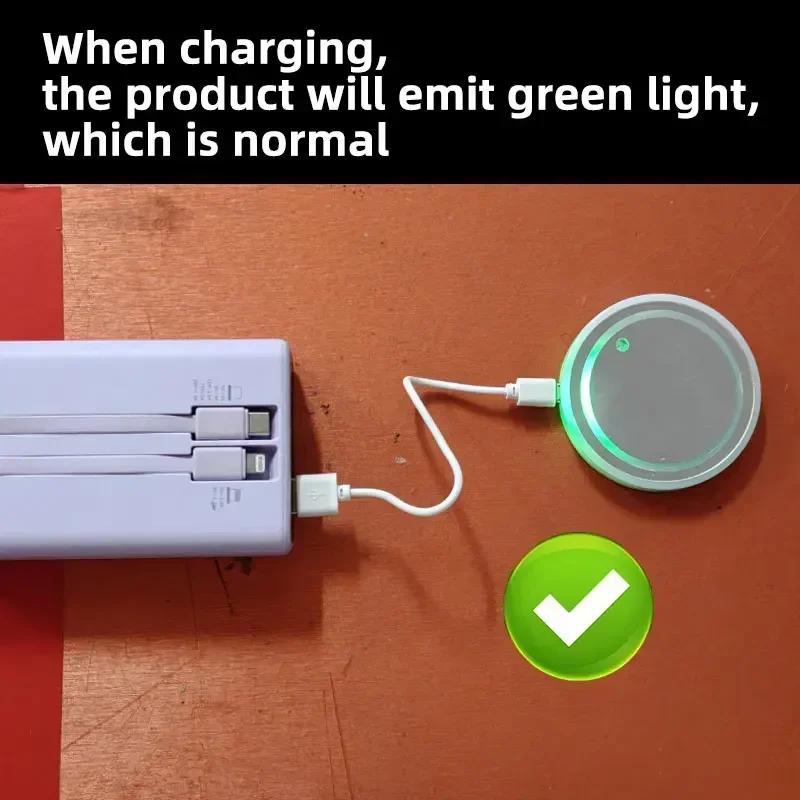 1/2PCS Universal LED Car Cup Holder Light Car Coasters Bottle Atmosphere Light Mats 3 Modes 7 Colors Cup Holder Pad