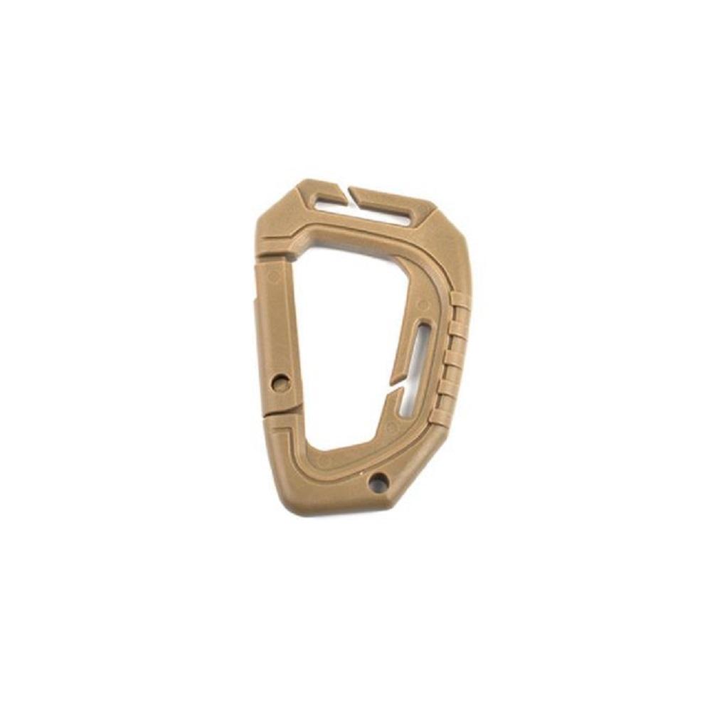 D-förmiger Karabiner Leichte POM-Kunststoff-Schnalle Rucksack Schlüsselanhänger Outdoor-Karabiner