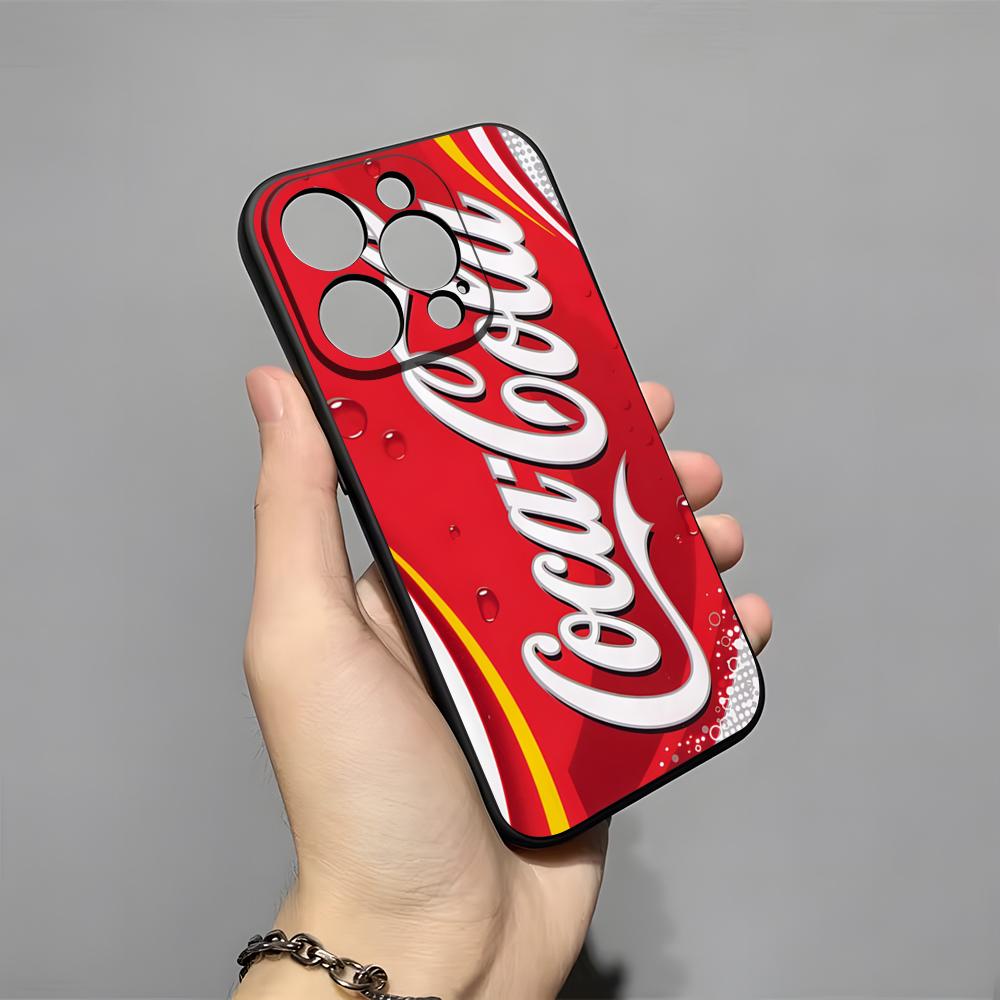 Custodia per Telefono C-Coca C-Cola Per IPhone 17 Pro Max 16 15 14 Pro Max 13 11 X Xs Xr 8 7Plus Copertura in Silicone