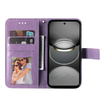For TECNO Spark 30 Pro 4G Case Floral Pattern PU Leather Wallet Stand Phone Cover