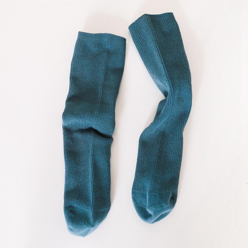 Meias Infantis Meninos Meninas Meias de Cano Médio Cor Sólida Meias Infantis