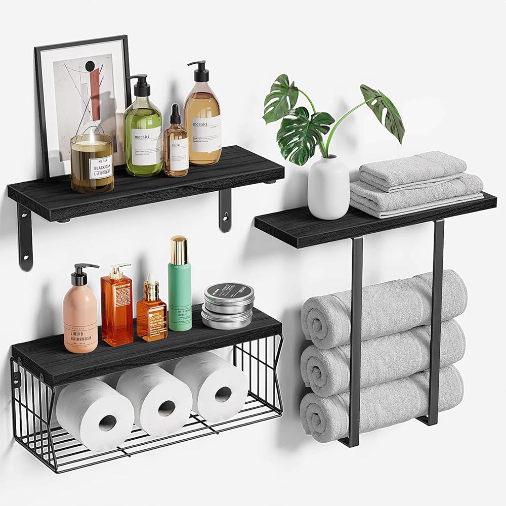 Punch-free Wall-mounted Multifunctional Towel Rack, Removable and Cross-border Design