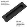 With Screws Cabinet Handle Zinc Alloy Slotted Recessed Handle 1 Pc Concealed Handle Convenient For Furniture Practical