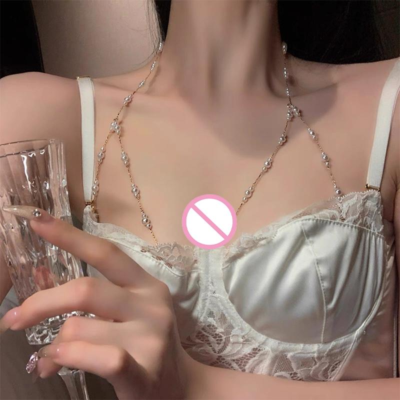 Halter Necklace Trend Jewelry Bra  Chest Chain Necklace Nightclub Sexy Body