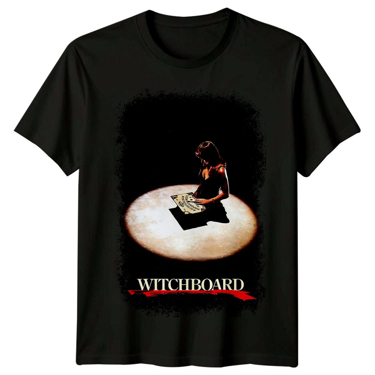 Witchboard (1986) Movie Poster Inspired 100% Cotton T-shirt Mens Tees Top Retro 80s Tee Unisex S