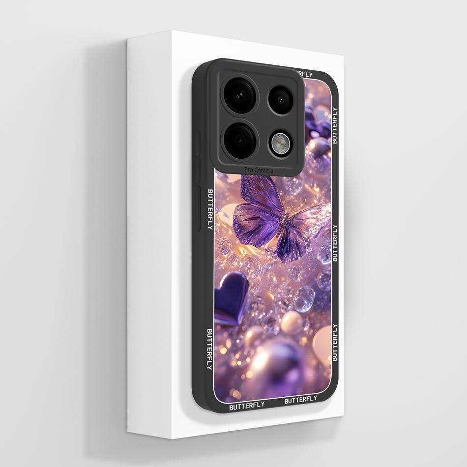 Case For POCO X6 Pro Various Style Candy Phone Cover For POCO X 6 Soft Liquid Silicone Camera Protection Shockproof Back Covers