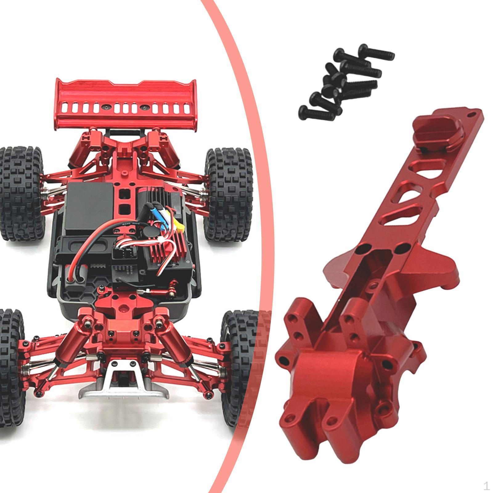 

1/16 RC автомобіля Передня кришка коробки передач Алюмінієва проти зіткнення Замінити оновлену частину Диференціальний корпус срібний