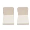 2 Pcs Shower Foot Rest for Shaving Legs No Drill Wall Mounted Triangular Anti Slip Shower Foot Pedal Holder
