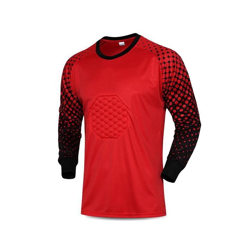 Long Sleeve Padded Goalkeeper Jersey Set for Adults and Kids