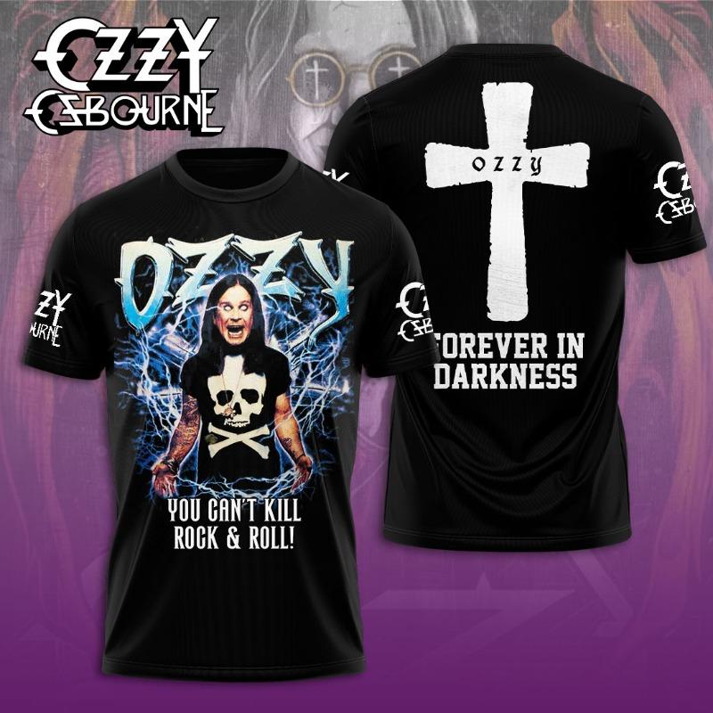 Rock Ozzy Band 3d Print T-shirt Men Women Fashion Hip Hop Short Sleeve Oversized Sports O-Neck Tops Tees Men Clothes