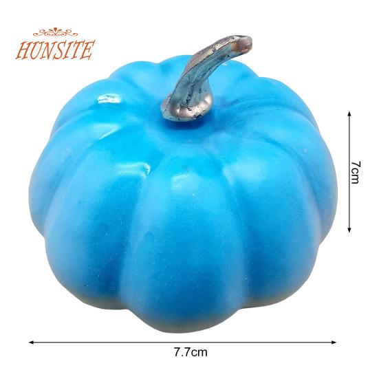 12Pcs Artificial Pumpkins, Lightweight Foam Decor