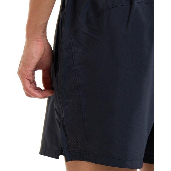 Under Armour Logo Print Lace-Up Breathable Mid-Waist Casual Shorts Men Bottoms Black 1382617-001