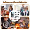 Halloween Advent Calendar 2025 24 Days Countdown Calendar with 24 Pcs Mini Dolls Collectible Figures for Boys Girls Teens Adults