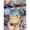 Hong Kong milk tea, pineapple oil, Dim sum, train, movable, cultural and creative magnetic refrigerator sticker