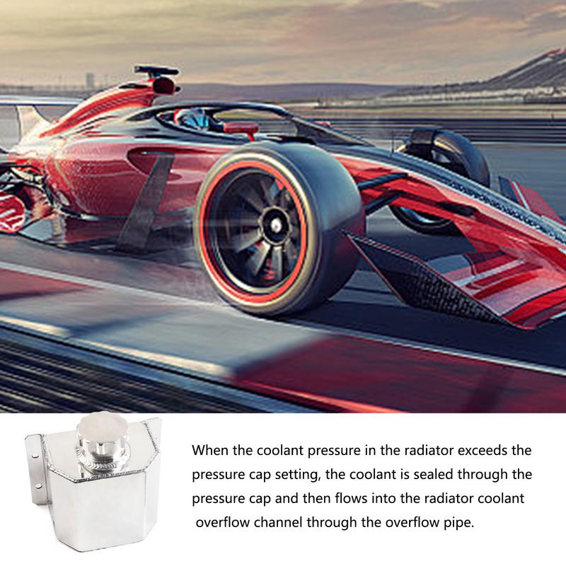 Coolant Radiator Tank Coolant Overflow Tank Expansion Tank With Sealing Cap Long-Lasting Coolant Tank For Cars Buggies