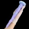 Pastel Purple Sea Jade Long Tentacle Silicone Dildo Dildos
