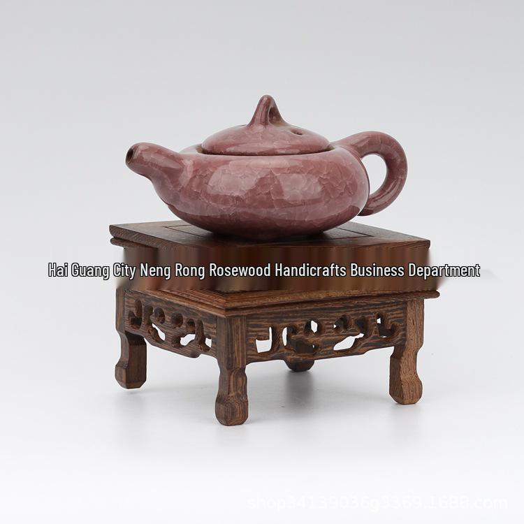 Solid Wood Rectangular Base for Statue or Pot