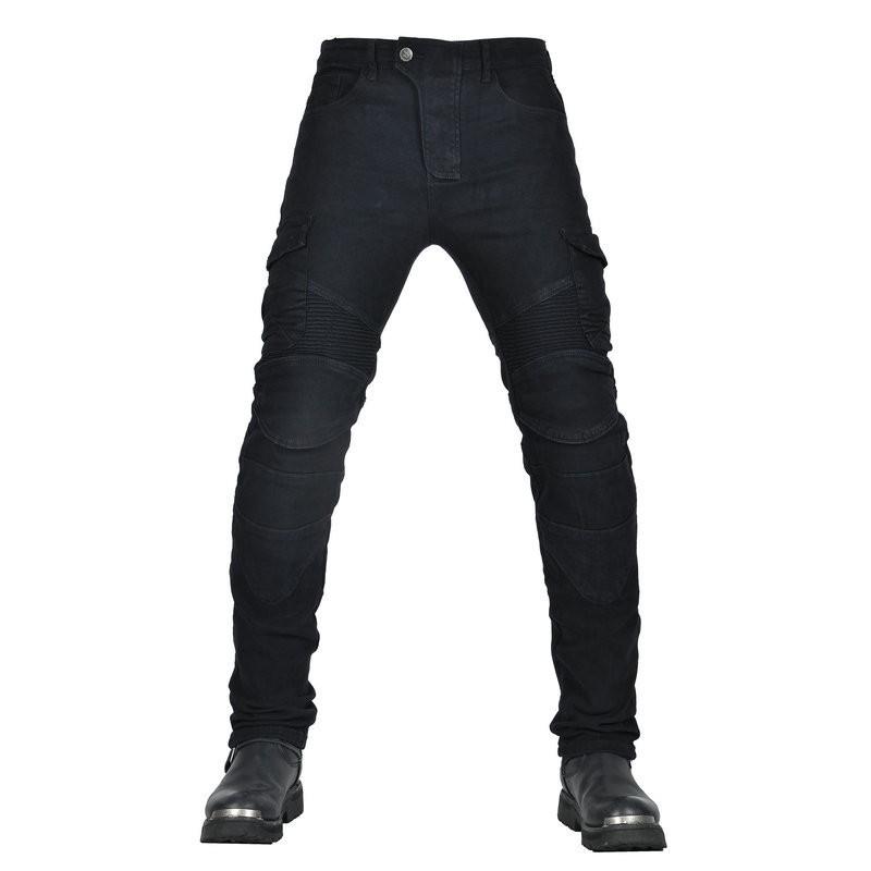 Mens Motorcycle Riding Jeans With Built-in Armor Protection Anti-Fall Biker Pants Street Track Use