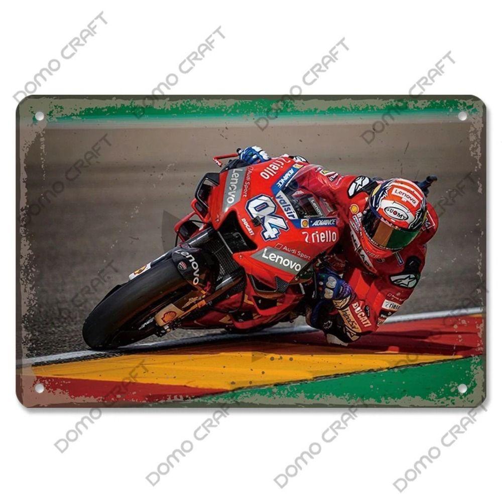 Racing Driver & Rally Metal Tin Signs for Bar Man Cave