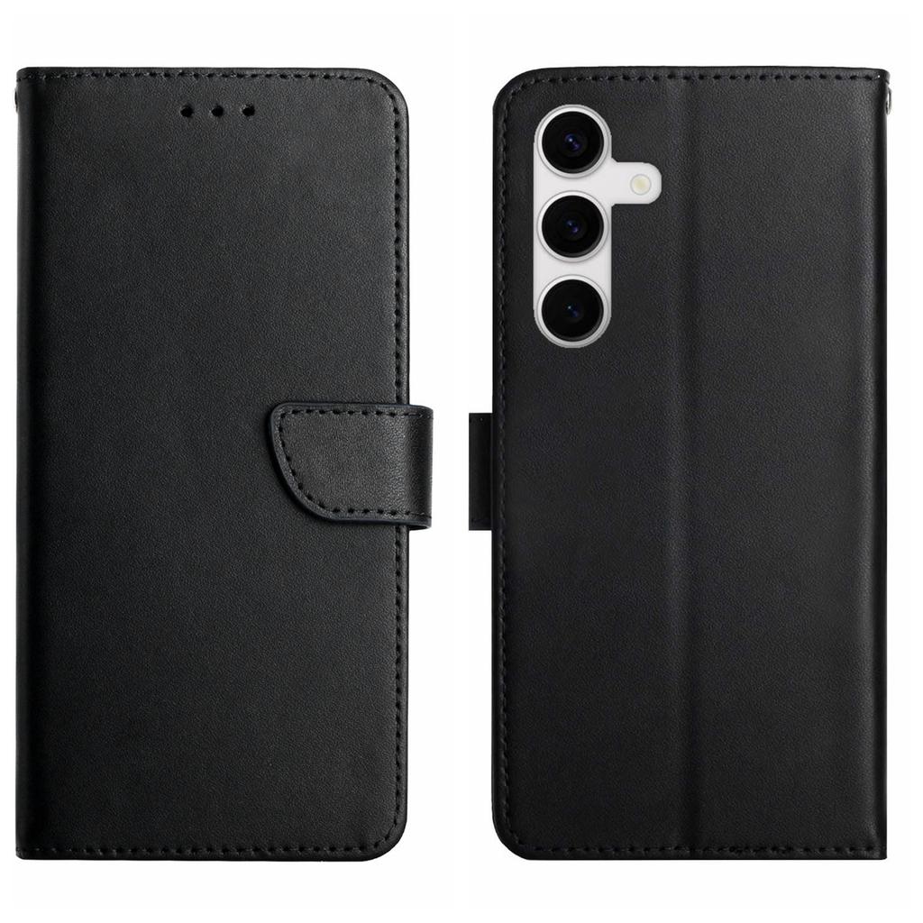 For Samsung Galaxy S25 FE Case Genuine Cow Leather Phone Cover Nappa Texture