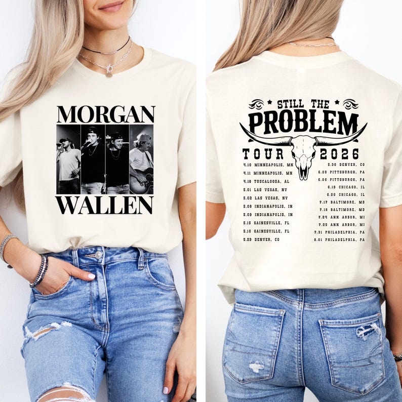 Morgan Wallen Still The Problem Tour Shirt Comfort Country Music Tee Vintage Morgan Wallen Shirt Fan Gift Top S