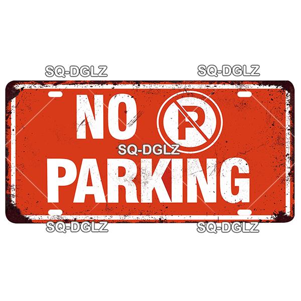 [SQ-DGLZ] Warning WiFi Camera License Plate Tin Sign Store Bar Wall Decoration Metal Sign Home Decor Painting Plaques Art Poster