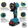 88VF Brushless Angle Grinder Cutting Electric Power Tools Mini Cordless Polishing Grinding Machine For 18V Battery