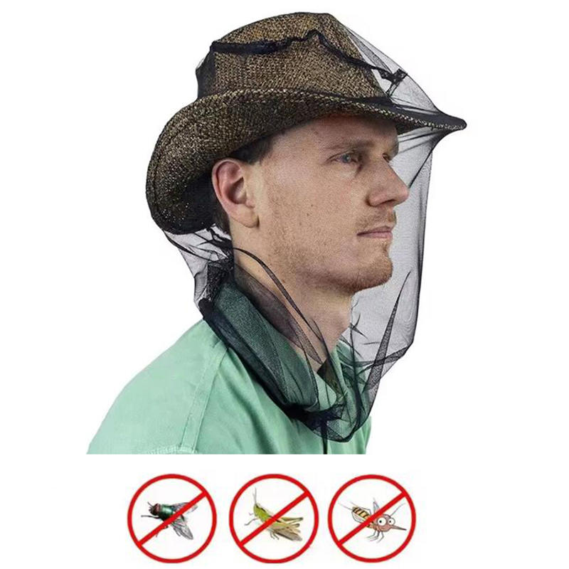 Anti Mosquito Fishing Cap Mosquito Head Net Insect Shield Face Mask Cover Bug Net Outdoors Camping Cap Hats With storage bag