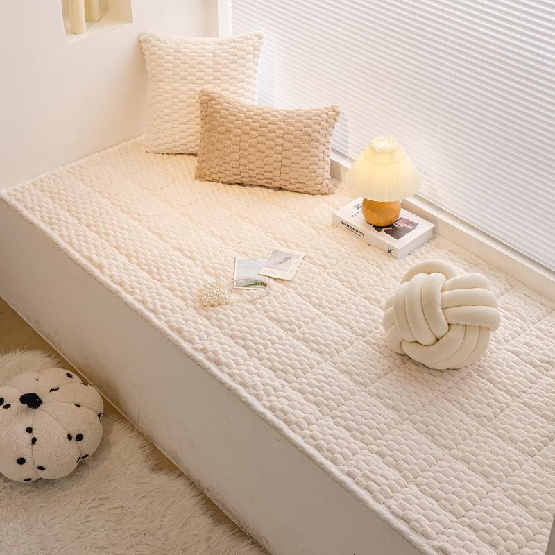 Wholesale Autumn And Winter Bay Window Mat, Window Sill Mat  New Cream Wind Four Seasons Plush Seat Cushion, Balcony Mat Tatami