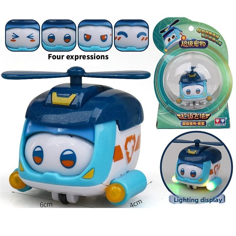 Lets Go Super Wings Pet Robots With Flashing Lights And Diy Control For Kids